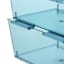 REAL SIMPLE 2-Piece Blue Stackable Storage Bin, Large