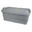REAL SIMPLE Matte Grey Tote with Lock Latches, Large