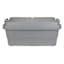 REAL SIMPLE Matte Grey Tote with Lock Latches, Large