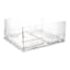 REAL SIMPLE 2-Pack Plastic Collapsible Stack Clear Closet Bins