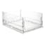 REAL SIMPLE 2-Pack Plastic Collapsible Stack Clear Closet Bins