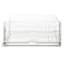 REAL SIMPLE 2-Pack Plastic Collapsible Stack Clear Closet Bins