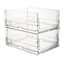 REAL SIMPLE 2-Pack Plastic Collapsible Stack Clear Closet Bins