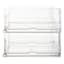 REAL SIMPLE 2-Pack Plastic Collapsible Stack Clear Closet Bins