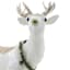 Gold White Sequin Deer, 20.8"