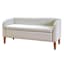 Audrey Storage Settee Bench, Ivory