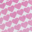 2-Pack Heart Stripe Pink Poly Filled Throw Pillows, 18"