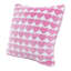 2-Pack Heart Stripe Pink Poly Filled Throw Pillows, 18"