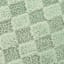 Mint Plush Check Throw Pillow, 18"
