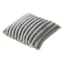 Grey Wide Rib Throw Pillow, 18"