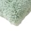 Mint Alpaca Faux Fur Throw Pillow, 24"