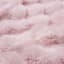 Pink Pom Pom Faux Fur Throw Blanket, 50x60