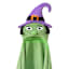 Hooded Halloween Witch Throw Blanket