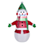 Lighted Shivering Snowman Large Christmas Inflatable, 6.5'