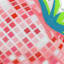 Strawberry Cutout Lacquer Plaque, 7x6.5