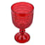 Classic Christmas Red Hobnail Goblet, 12oz