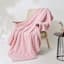 Light Pink Sherpa Throw Blanket, 50x60
