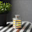 White Metal Lantern with LED Tealight Candle, 4.5"
