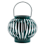 Green Metal LED Tealight Lantern, 4"