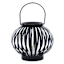 Black Metal LED Tealight Candle Lantern, 4"