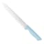 REAL SIMPLE 8-Piece Blue Ribbed Cutlery Block Set with Sharpener