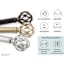 Snugset 1" Brass Cage No-Tool Curtain Rod, 18-60"