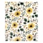 Sunflower Print Plush Throw Blanket, 50x60