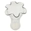 Pie Crust Top Glass Vase, 10"