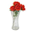 Pie Crust Top Glass Vase, 10"