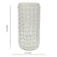 Clear Glass Dot Votive Candle Holder, 8.5"