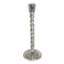Twisted Silver Taper Candle Holder, 10"