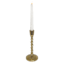 Twisted Gold Taper Candle Holder, 8"