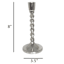 Twisted Silver Taper Candle Holder, 8"