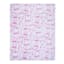 Hey Boo! Sassy Skeletons Pink Plush Throw Blanket, 50x60