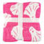 Hey Boo! Pink Ghosts Cozy Knit Throw Blanket, 50x60