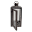 Cole Black Wood Gunmetal Lantern, 18"