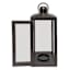 Cole Black Wood Gunmetal Lantern, 18"
