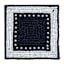 Set of 4 Black Square Beaded Coasters