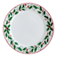 Classic Christmas Holly Dinner Plate, 10.5"