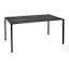 Grammercy Rectangle Patio Dining Table, Black