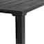 Grammercy Rectangle Patio Dining Table, Black
