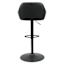 Dominic Adjustable Barstool - Black