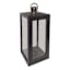 Cole Black Wooden Lantern, 22"