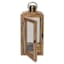 Cole Natural Wood & Antique Brass Lantern, 18"