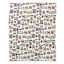 Halloween Frames Plush Throw Blanket, 50x60