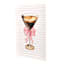 Espresso Martini with a Pink Bow Canvas Wall Art, 12x16