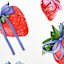 Strawberries with Bows Canvas Wall Art, 12x16