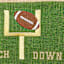 Football Field Jute Table Runner, 13x72