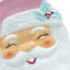 Pink Santa Appetizer Plate