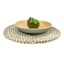 Natural Seagrass Binding Round Placemat, 15"